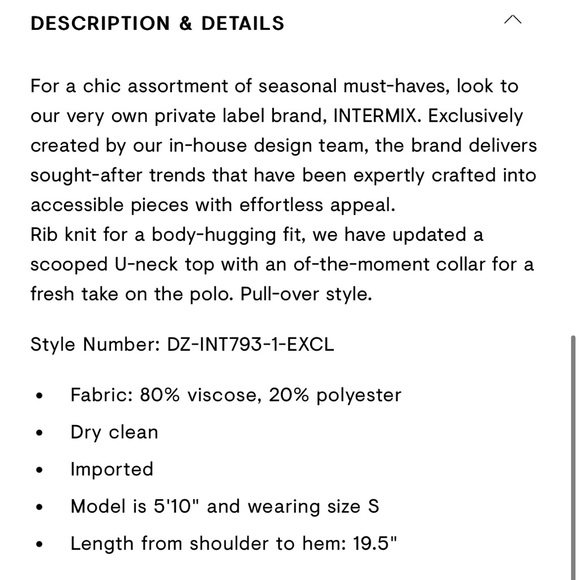 Intermix Collared Scoop Neck Copper Orange Ribbed Knit Cropped Sweater Top - S - Picture 14 of 15